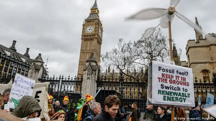 Bildergalerie Klima Proteste Großbritannien London