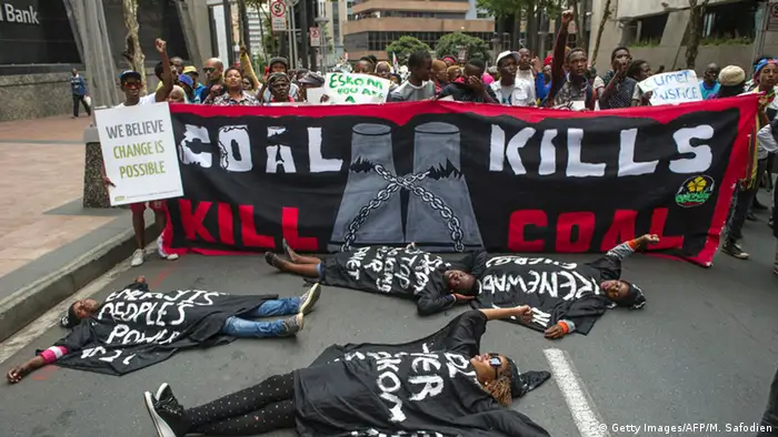 Bildergalerie Klima Proteste Afrika Südafrika