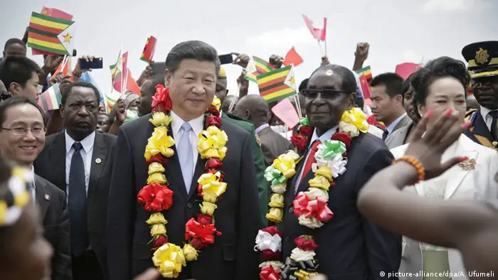 Simbabwe Harare Besuch Xi Jinping