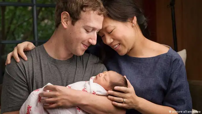 Zuckerberg Chan Baby Facebook Internet