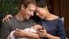 Zuckerberg and his wife Priscilla with their daughter Max in an image Zuckerberg and his wife Priscilla with their daughter Max in an image