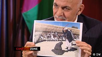 Ashraf Ghani im Interview für DW