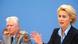 Ursula von der Leyen, ministra alemana de Defensa, y Volker Wieker, máximo jefe de las FF. AA. alemanas. Ursula von der Leyen, ministra alemana de Defensa, y Volker Wieker, máximo jefe de las FF. AA. alemanas.