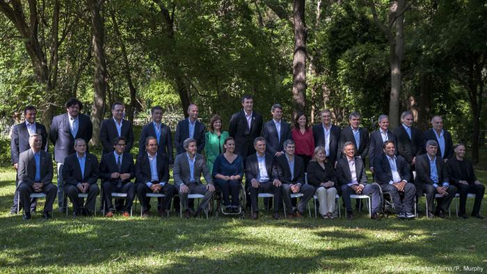 Argentinien Regierungskabinett Gruppenbild