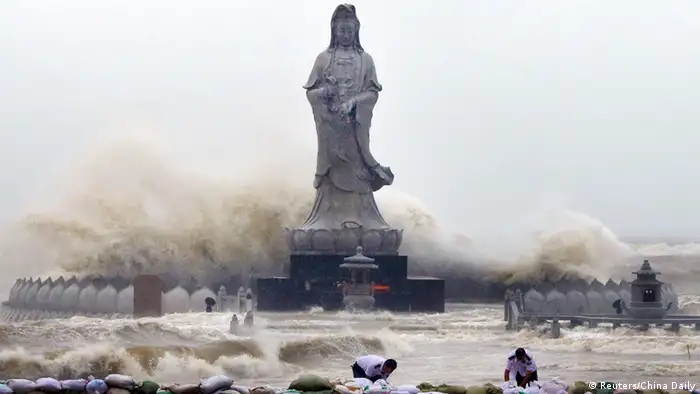 China Taifun Dujuan (Foto:Reuters/China Daily)