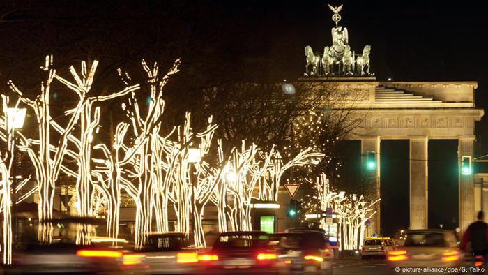 Weihnachtszeit in Berlin Unter den Linden