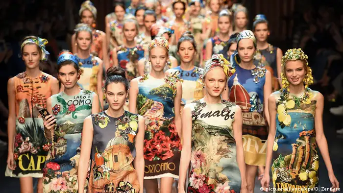mailand Dolce and Gabbana Fashion Show