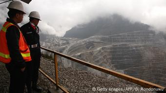 Indonesien Freeport McMoRan's Grasberg Goldmine in Papua