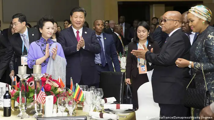 Südafrika China Präsident Xi Jinping in Johannesburg