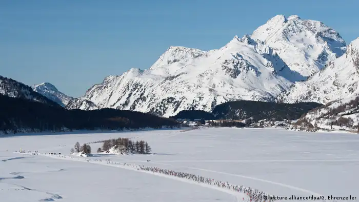 Schweiz Heidis Welt Engadin Ski Marathon