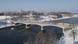 Estland Russland Narva Brücke Iwangorod Estland Russland Narva Brücke Iwangorod