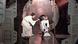 Star Wars Prinzess Leia (the late Carrie Fisher) with R-D2 Star Wars Prinzess Leia (the late Carrie Fisher) with R-D2
