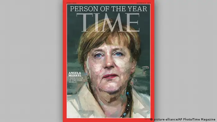 Angela Merkel Person of the Year Time Magazine (picture-alliance/AP Photo/Time Magazine)