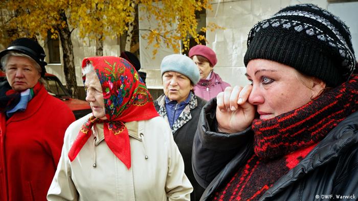 Vera Mihailova Kopeinika wartet (Foto: DW/F. Warwick)
