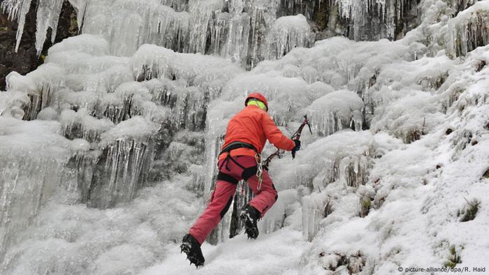 ice climbing