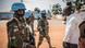 Blue helmet soldiers in Bangui Blue helmet soldiers in Bangui
