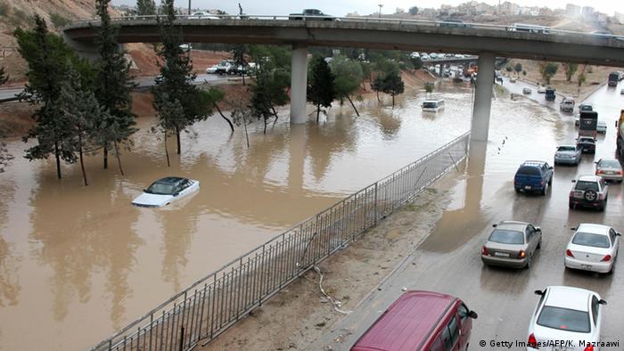 Jordanien Amman Hochwasser (Getty Images/AFP/K. Mazraawi)