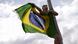 Mulher vestida com a bandeira do Brasil Mulher vestida com a bandeira do Brasil