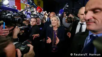 Frankreich Zweite Runde der Regionalwahlen 2015 Marine Le Pen