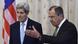 John Kerry (izqda.) y Sergei Lavrov, en Moscú. John Kerry (izqda.) y Sergei Lavrov, en Moscú.