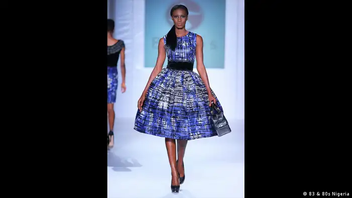 Nur für Life Links - Adire Muster Lagos Fashion Week