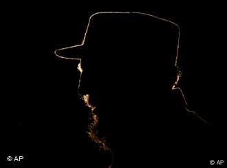 Silhouette Fidel Castros (Quelle: AP)