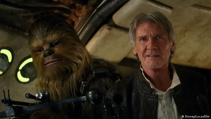 Filmstill Star Wars VII mit Han Solo und Chewbacca (Foto: Disney/Lucasfilm)