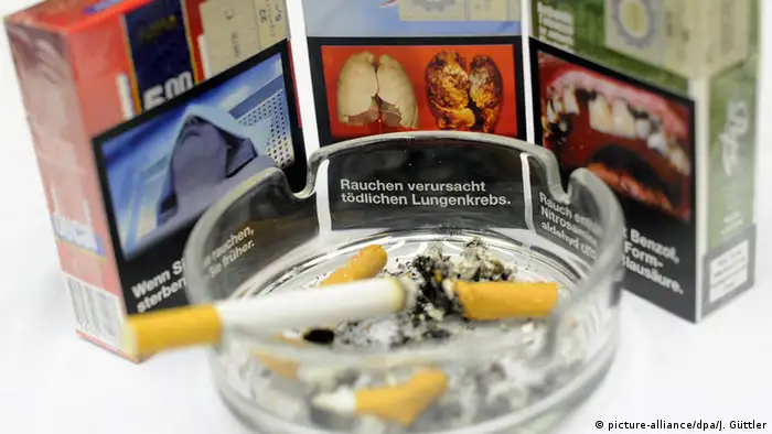 Deutschland Bundeskabinett billigt Schockbilder auf Zigarettenpackungen