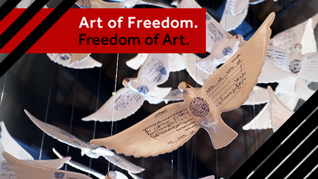 Logo des Projekts Art of Freedom. Freedom of Art. (Copyright: DW)