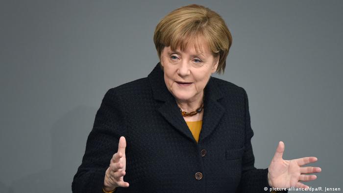 Deutschland Merkel Regierungserklärung vor dem EU Gipfel