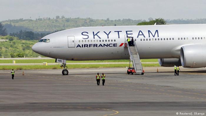 Kenia Boeing 777 Air France Flug Notlandung