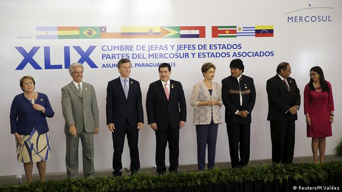 MERCOSUR Gipfel Paraguay Gruppenfoto