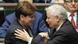 Beata Szydlo und Jaroslaw Kaczynski im polnischen Parlament Beata Szydlo und Jaroslaw Kaczynski im polnischen Parlament