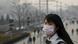 China Peking Smog Mundschutz Frau China Peking Smog Mundschutz Frau