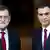 Spanish leaders Pedro Sanchez und Mariano Rajoy