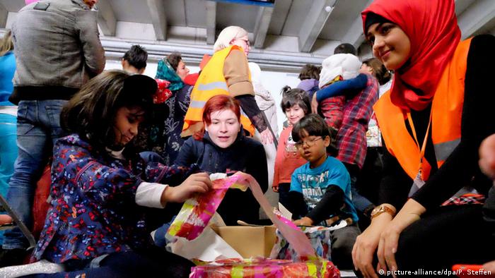 Weihnachten Flüchtlings-Notunterkunft in Sarstedt