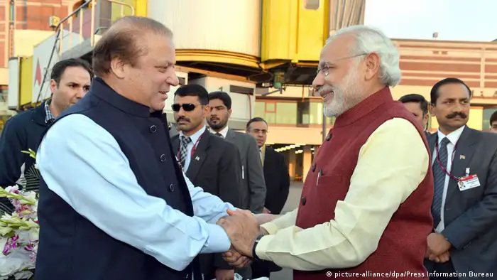 Pakistan Indischer Ministerpräsident Narendra Modi zu Besuch in Lahore