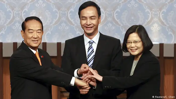Taiwan Wahlkampf TV-Debatte