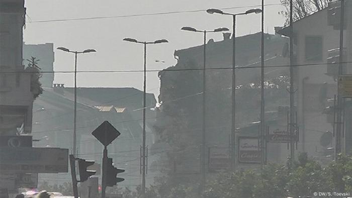 Mazedonien Proteste gegen die Luftverschmutzung in Tetovo
