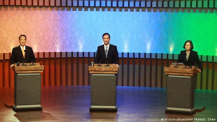 Taiwan Wahlen 2015 TV-Debatte