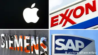 Apple, Exxon, Siemens und SAP