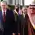 Реджеп Таїп Ердоган (ліворуч) та король Салман ібн Абдул-Азіз Аль Сауд під час зустрічі в Ер-Ріяді 29 грудня