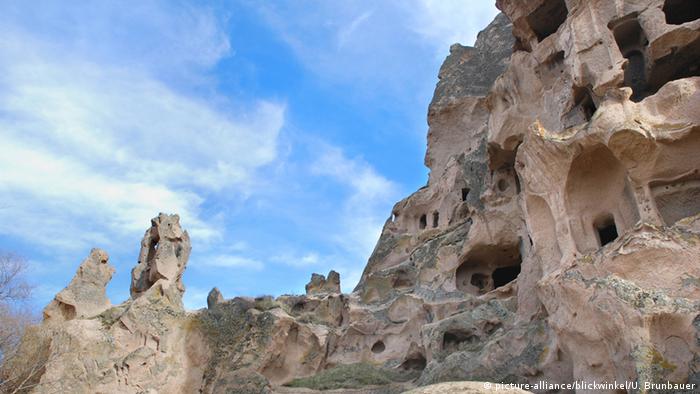 Türkei Höhlen in Kappadokien