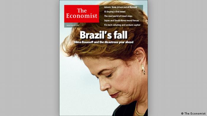 Cover The Economist 2016 Brasilien Präsident Dilma Rousseff