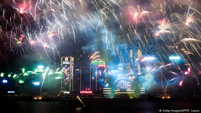 China Hong Kong Jahreswechsel 2016