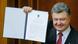Präsident Petro Poroschenko präsentiert das Freihandesabkommen (Foto: dpa/picture alliance) Präsident Petro Poroschenko präsentiert das Freihandesabkommen (Foto: dpa/picture alliance)