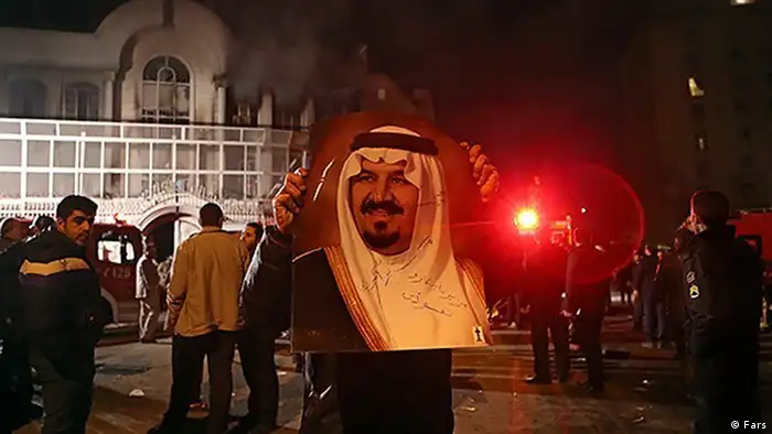 Saudi Arabien Botschaft Iran Protest