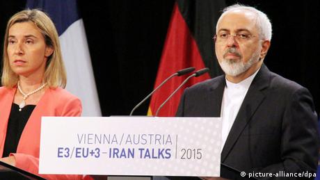 Federica Mogherini und Mohammad Javad Zarif Iran
