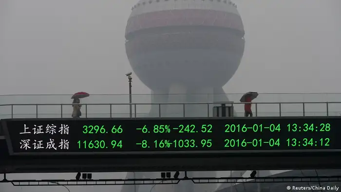 China Börsencrash Shanghai