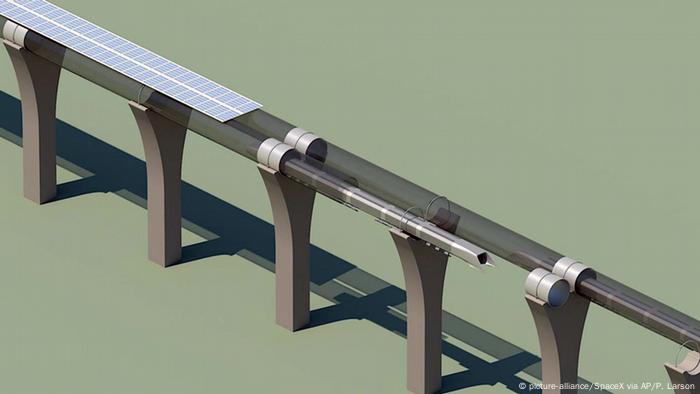 Hyperloop Transportsystem Projekt von SpaceX & Elon Musk